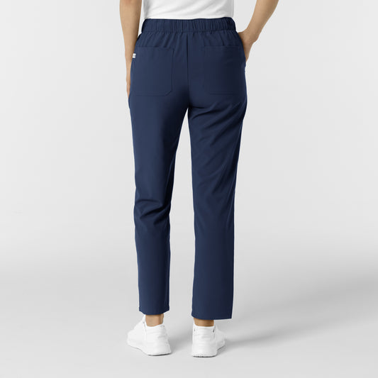RENEW 5154 Women's Pintuck Scrub Pants Navy