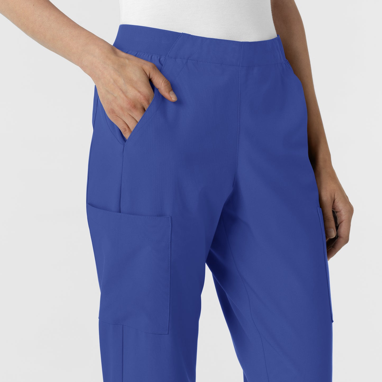 W123 5145 Women's Cargo Utility Scrub Pants Galaxy Blue