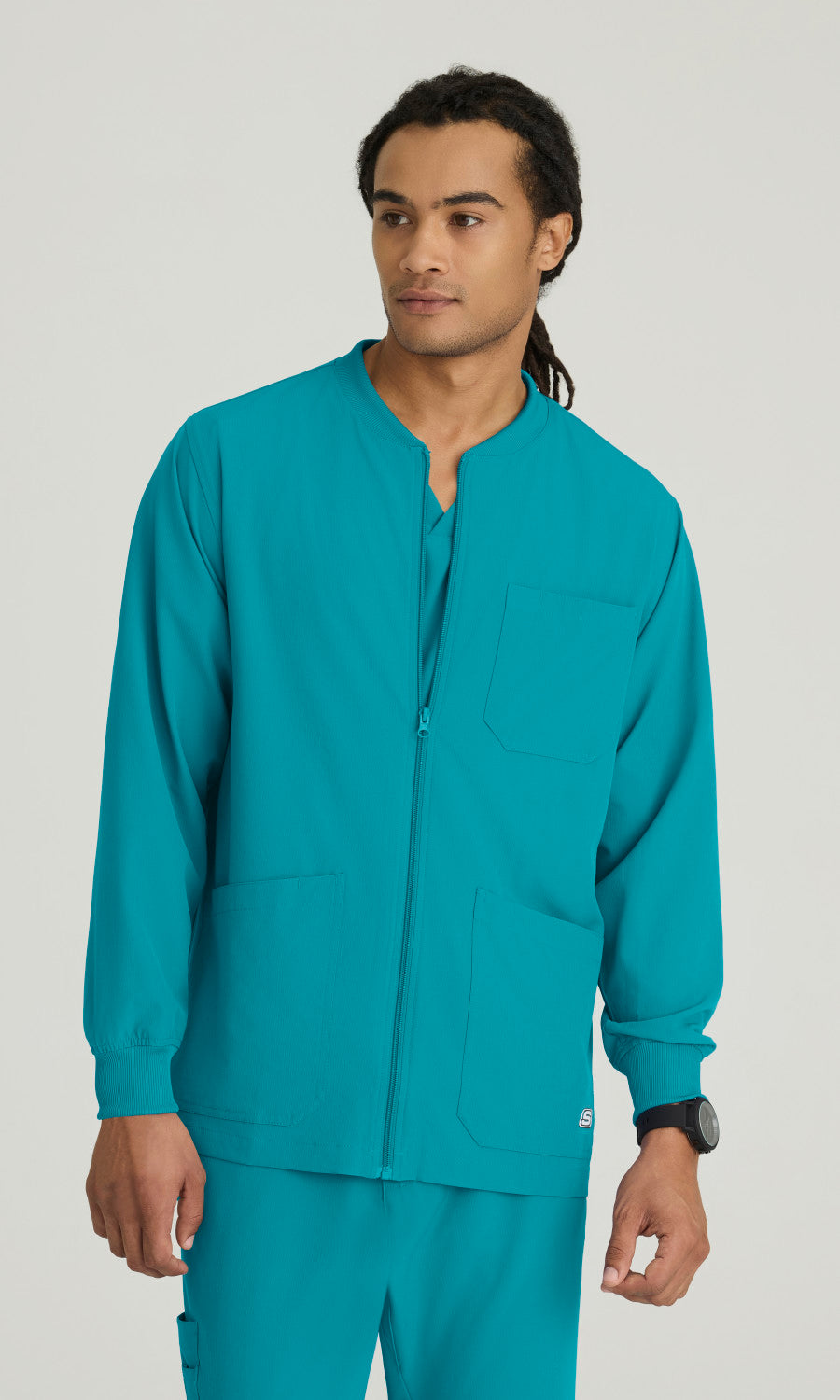 Skechers SK0408 Structure Scrub Jacket Teal