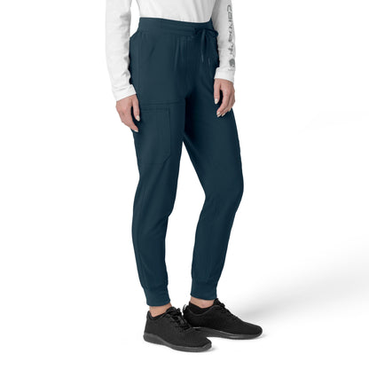 Force Cross-Flex C53110 Cargo Jogger Scrub Pants Navy Model Image Right Side | Carhartt