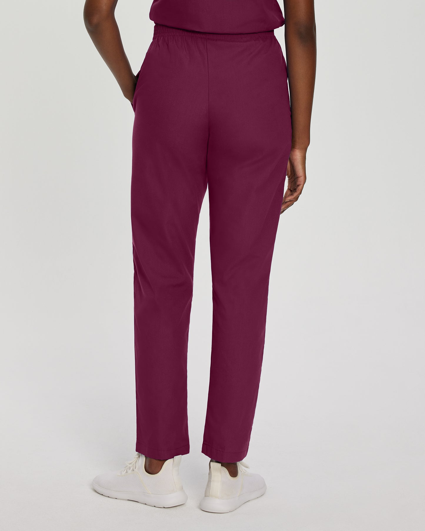 Essentials 8320 Women's Scrub Pants Wine Image