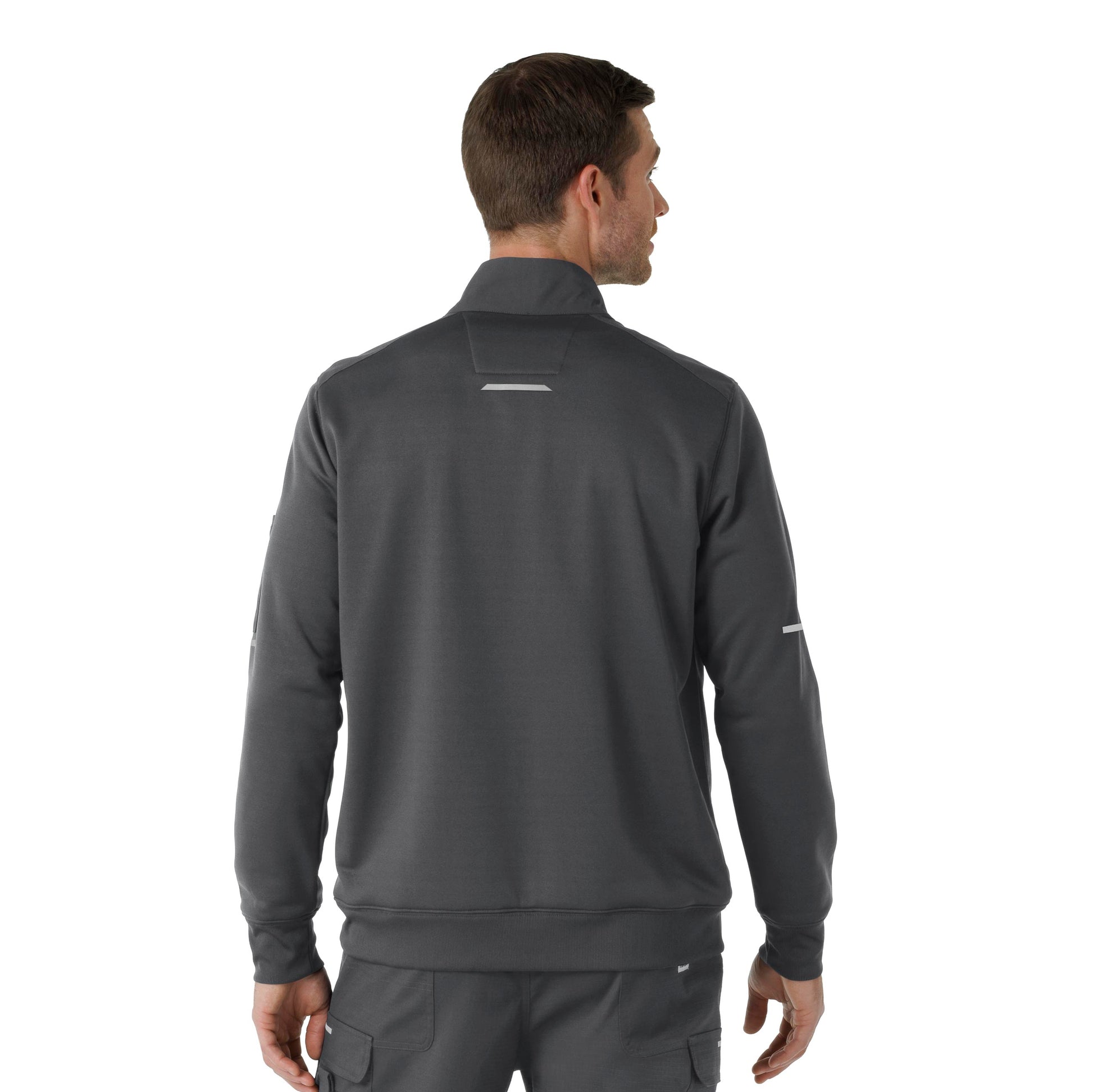 Rugged Flex C86912 Men's Half Zip Pewter