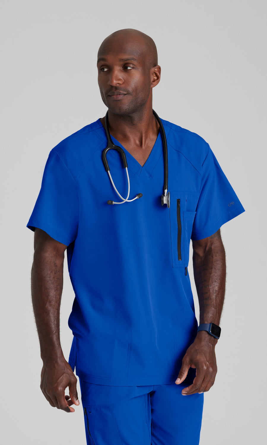 Barco One 0115 Amplify Scrub Top Cobalt