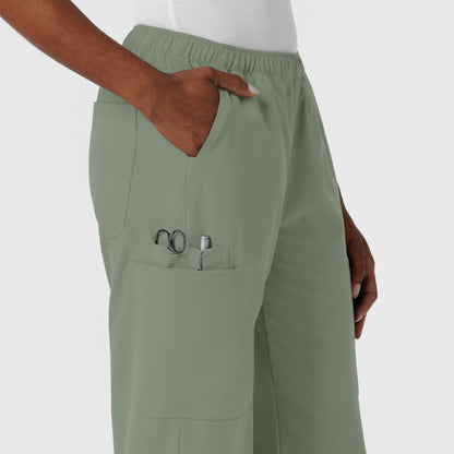 NURTUR 5180 Women's Straight Leg Cargo Scrub Pants Sage