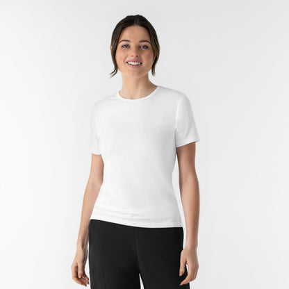Layers 2290 Women's Short Sleeve Essential Tee White