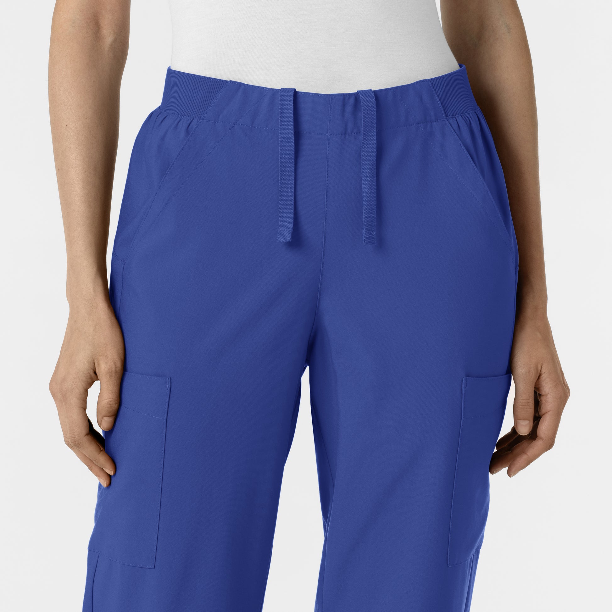 W123 5145 Women's Cargo Utility Scrub Pants Galaxy Blue