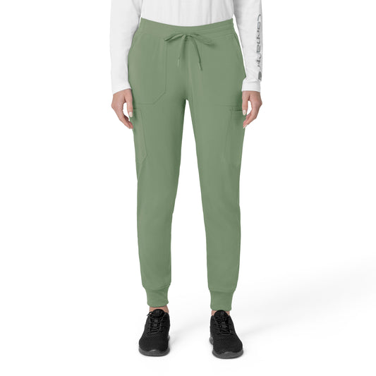 Force Cross-Flex C53110 Women's Cargo Jogger Scrub Pants Green Slate
