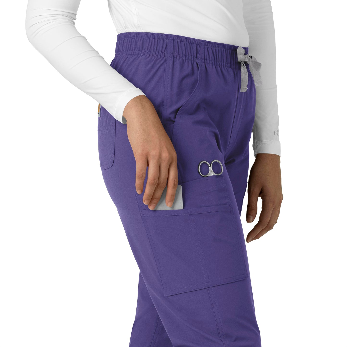 Force Essentials C51213 Straight Leg Scrub Pant Grape Model Image Alternate | Carhartt