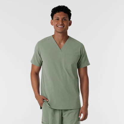 NURTUR 6380 Men's V-Neck Scrub Top Sage
