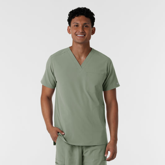NURTUR 6380 Men's V-Neck Scrub Top Sage