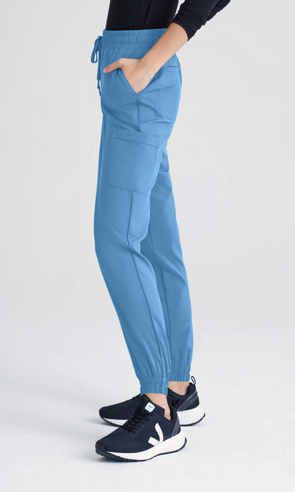 Grey's Anatomy Evolve GSSP625 Terra Scrub Joggers Ciel Blue