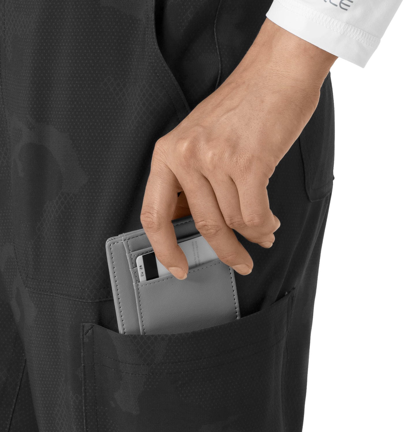 Carhartt Prints C53114 Women's Printed Cargo Jogger Scrub Pants Caring Camo Black