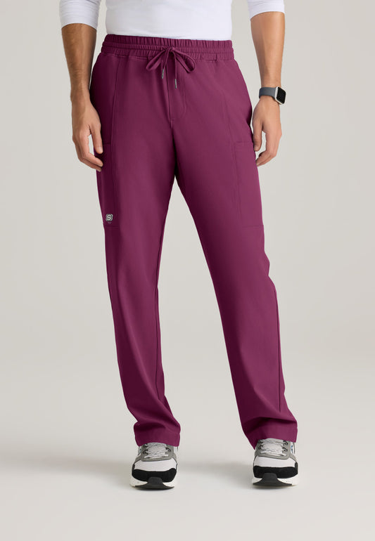 Skechers SKP688 Horizon Scrub Pants Wine Model Image Front | Barco