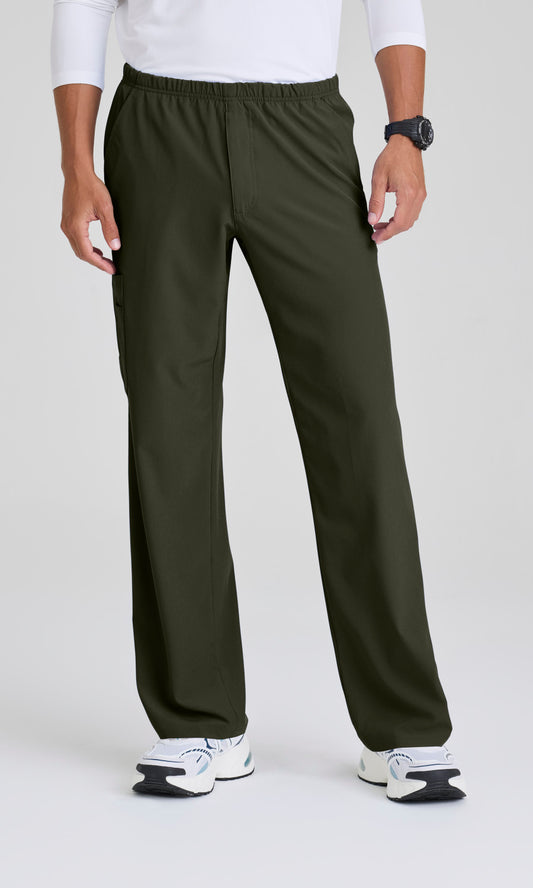 Skechers SK0215 Men's Structure Pant in Olive by Barco Model Image Front