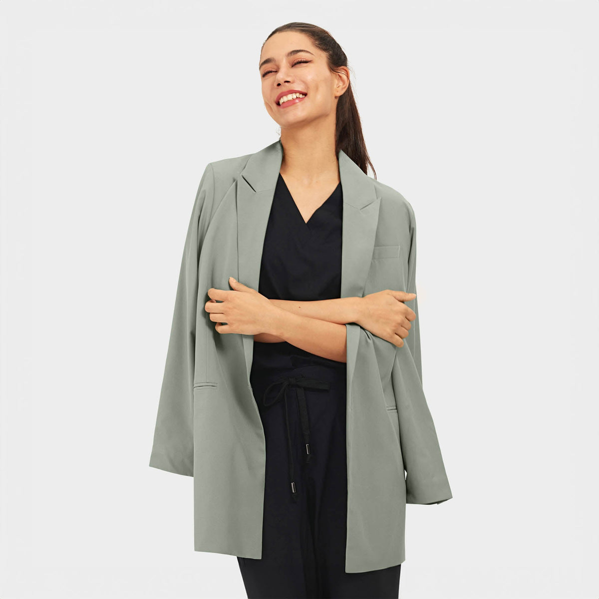 Parkley 3002 Women's Lab Blazer Camp Green