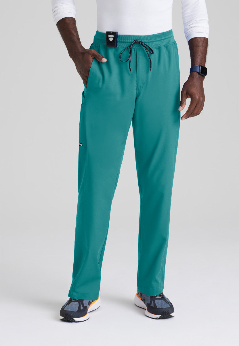 Greys Anatomy Stretch GRSP617 Hudson Scrub Pants Teal