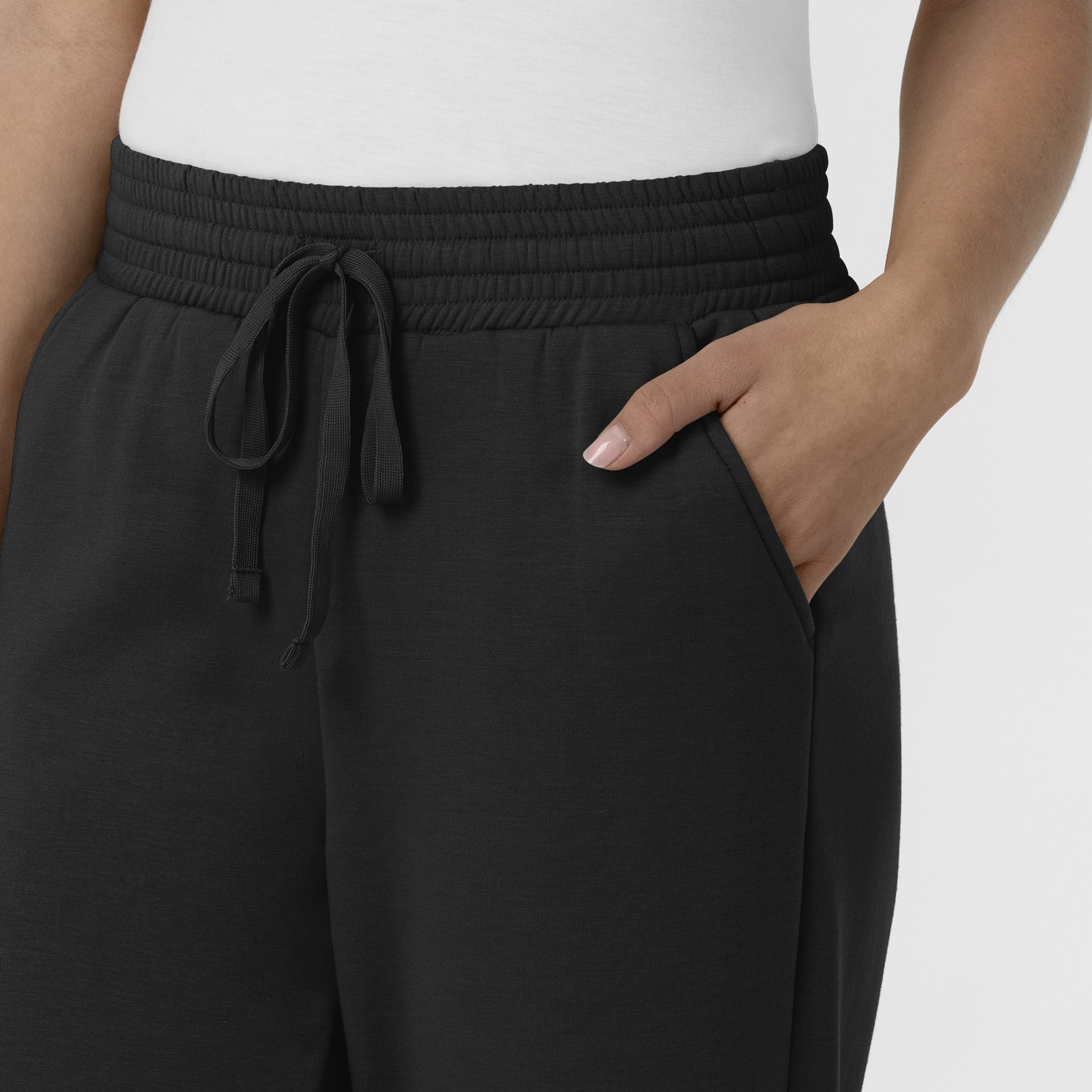 Unwind & Lounge 5189 Women's Wide Leg Pants Black