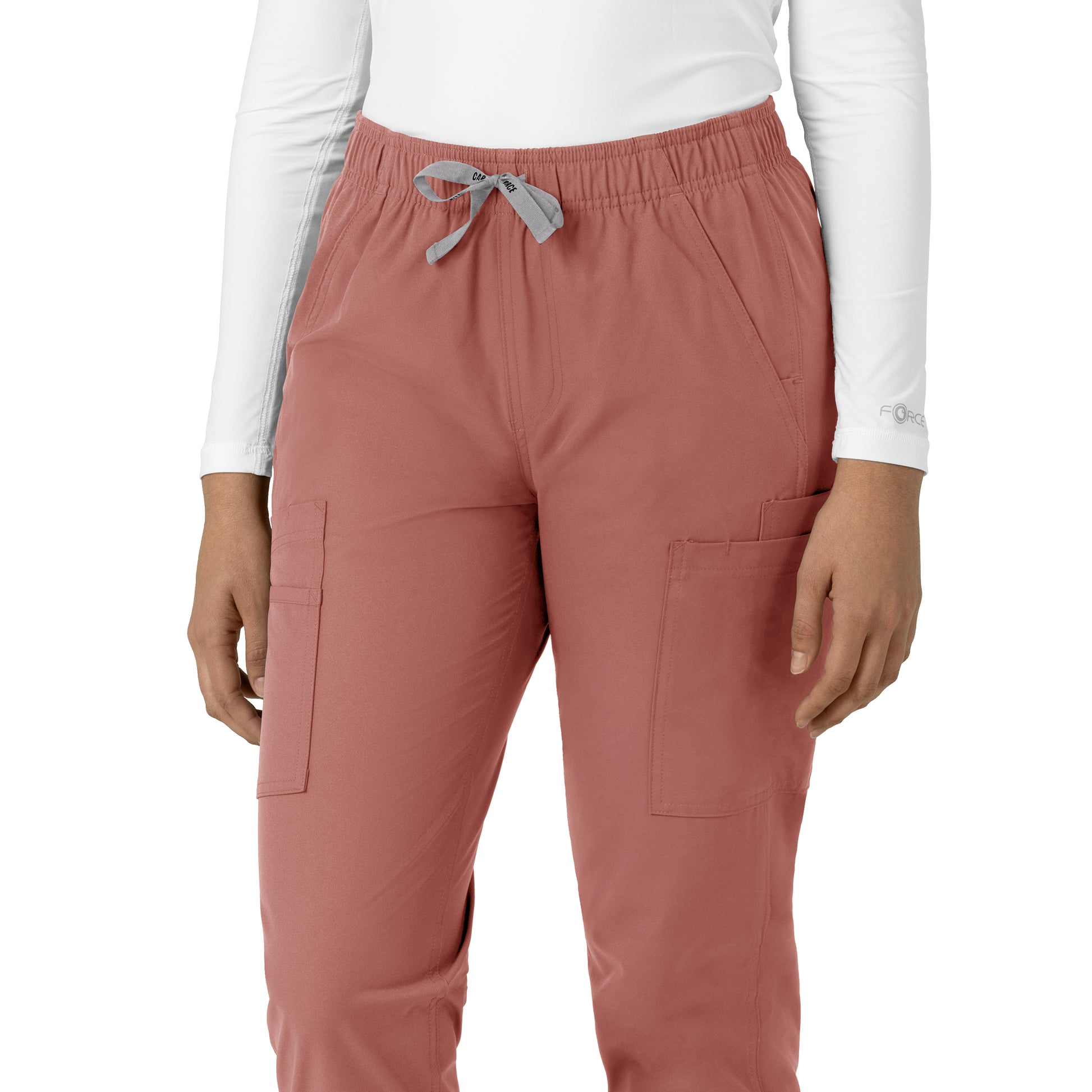 Force Essentials C51213 Straight Leg Scrub Pants Wildrose Model Image Alternate | Carhartt