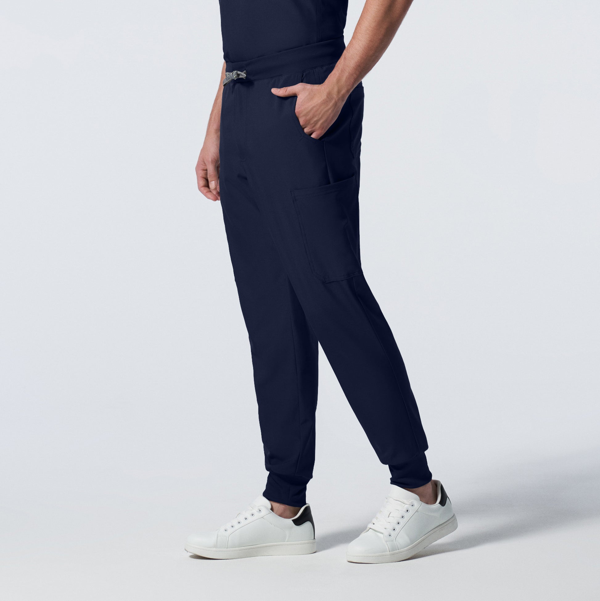 Forward LB409 Men's Jogger Scrub Pants Navy Image