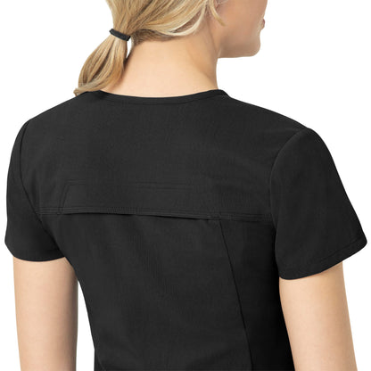 Rugged Flex Peak C12137 Tuck-In Scrub Top Black Model Image Alternate | Carhartt