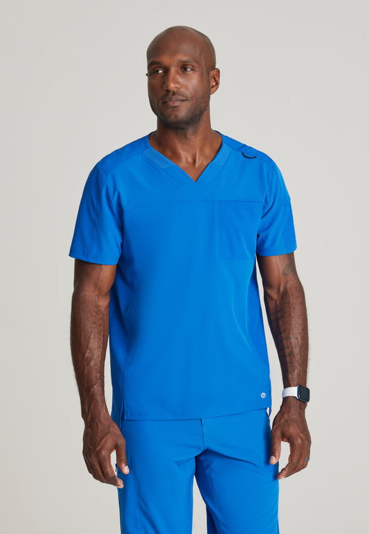 Barco One BOT195 Velocity Scrub Top New Royal