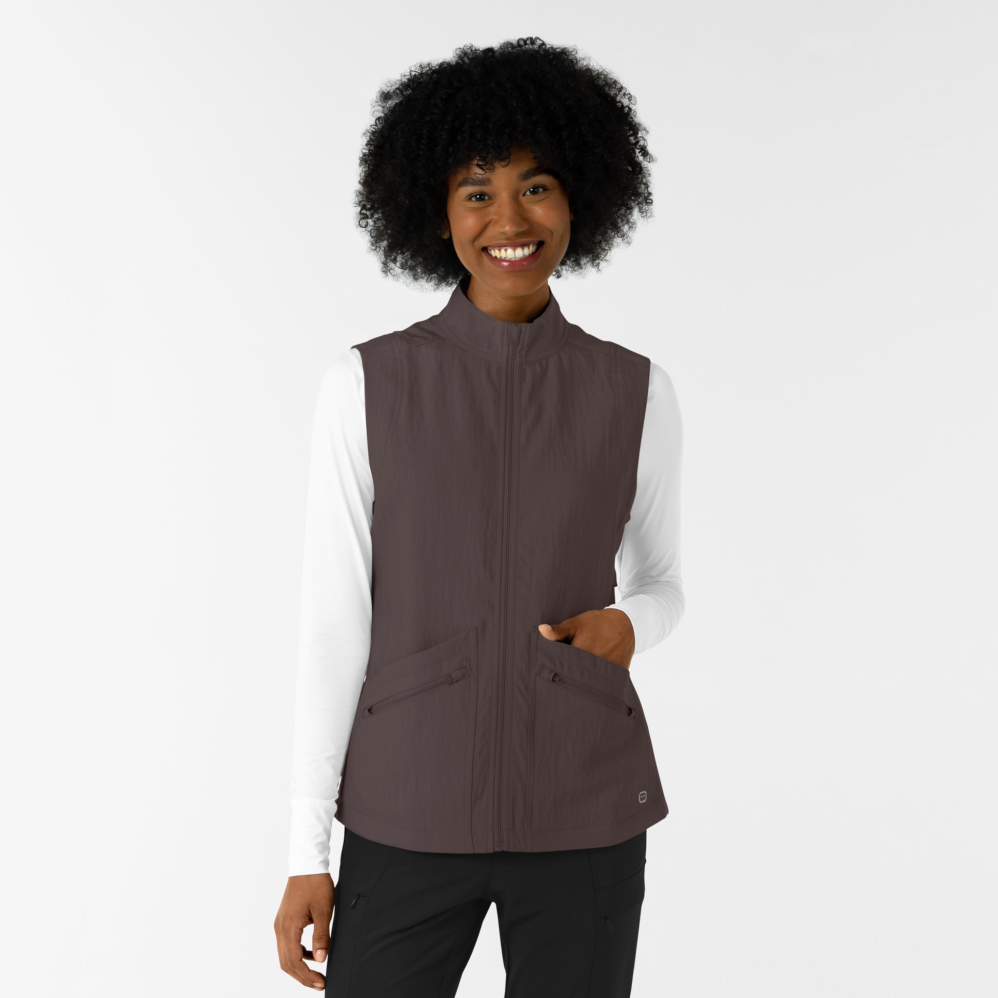 Layers 8214 Women's Everything Everywhere Scrub Vest Graphite