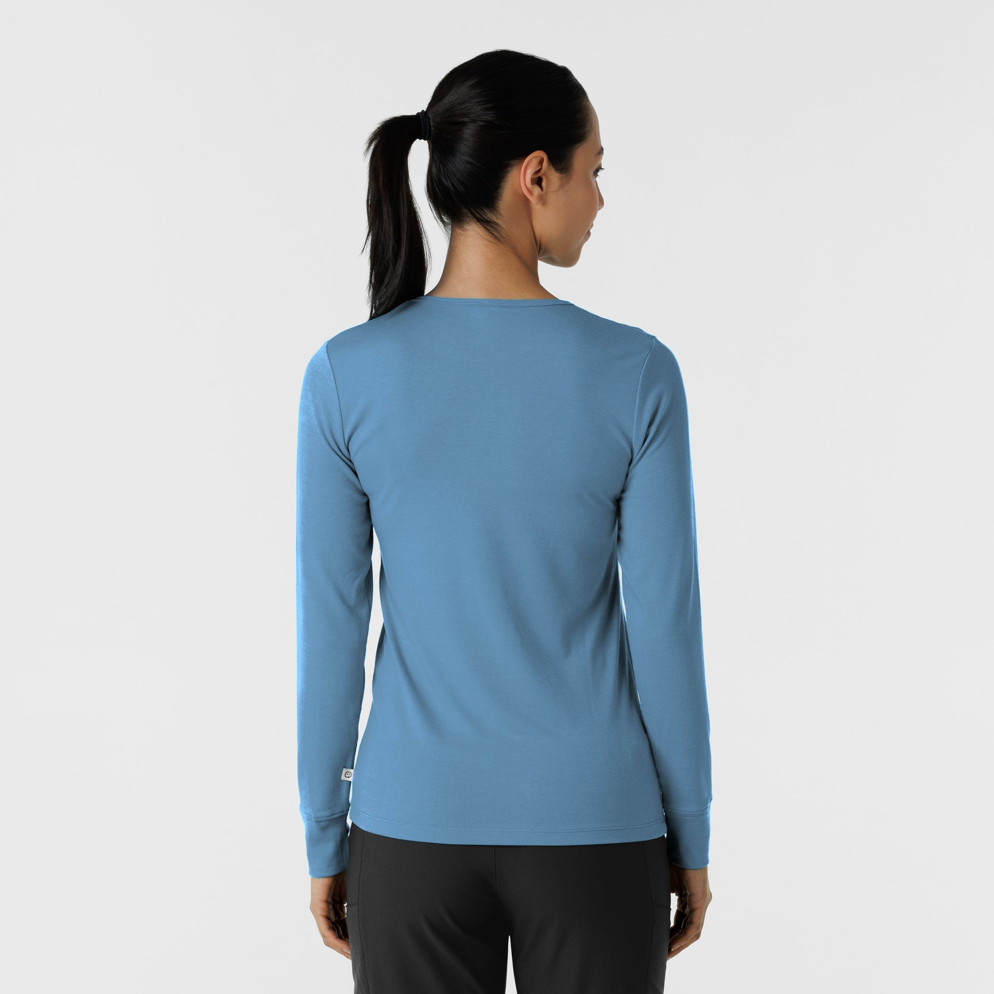 Layers 2190 Women's 3-Pack Essential Layer Long Sleeve Black/White/Pacific Blue