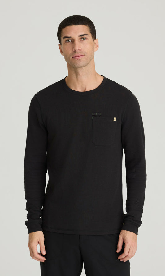 Grey's Anatomy Evolve GSST256 Nomad Long Sleeve Top Black