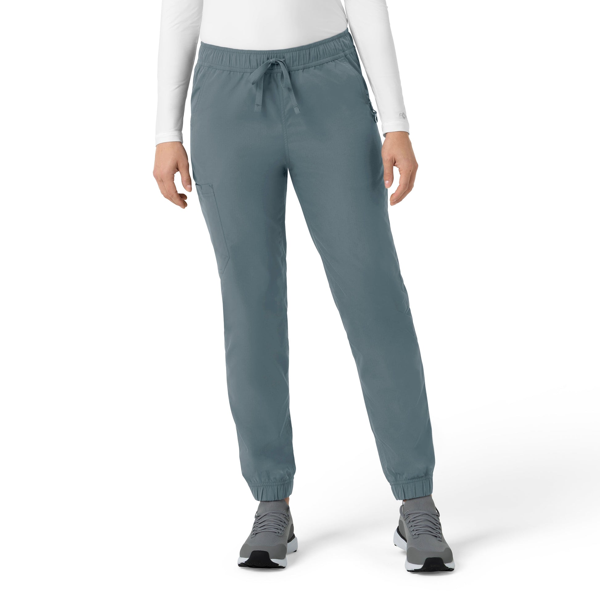Rugged Flex C52139 Women's Ripstop Jogger Scrub Pants Rolling Thunder