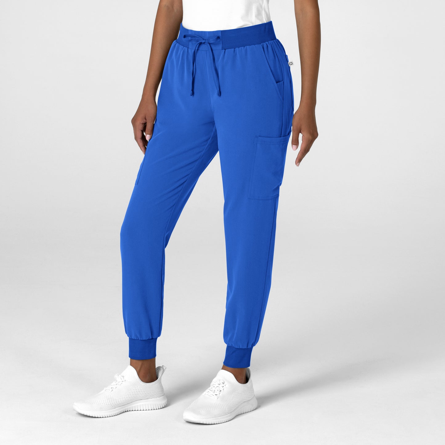 Nova 5132 Jogger Utility Scrub Pant Royal Model Image Left Side | Wink