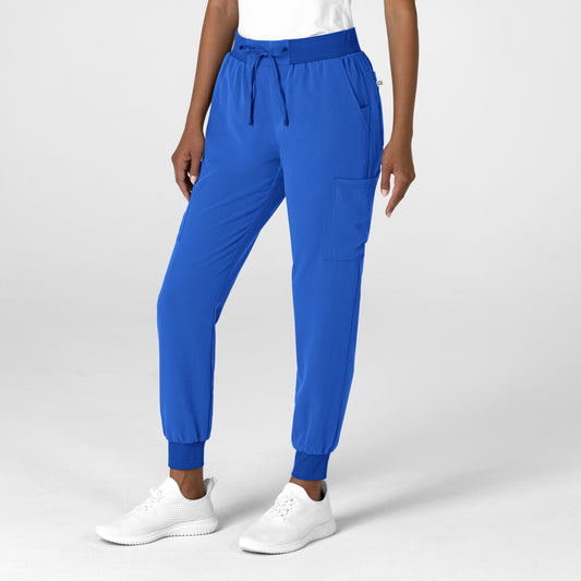 Nova 5132 Jogger Utility Scrub Pants Royal Model Image Right Side | Wink