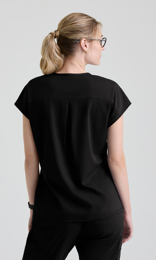 Grey's Anatomy Stretch GRST352 Lexi Top Black - back