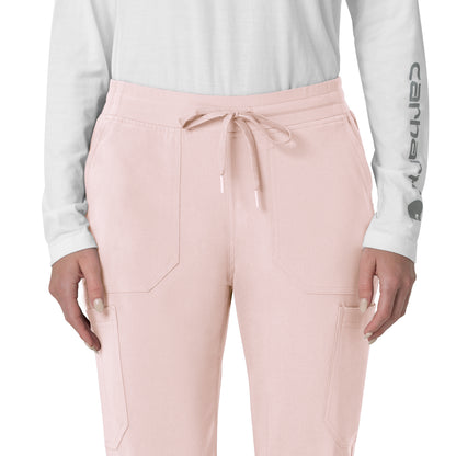 Force Cross-Flex C53110 Women's Cargo Jogger Scrub Pants Soft Rose