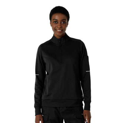 Rugged Flex C82912 Women's Half Zip Black