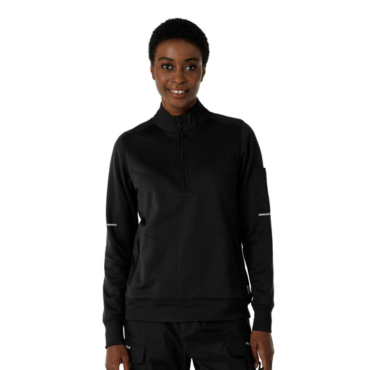 Rugged Flex C82912 Women's Half Zip Black