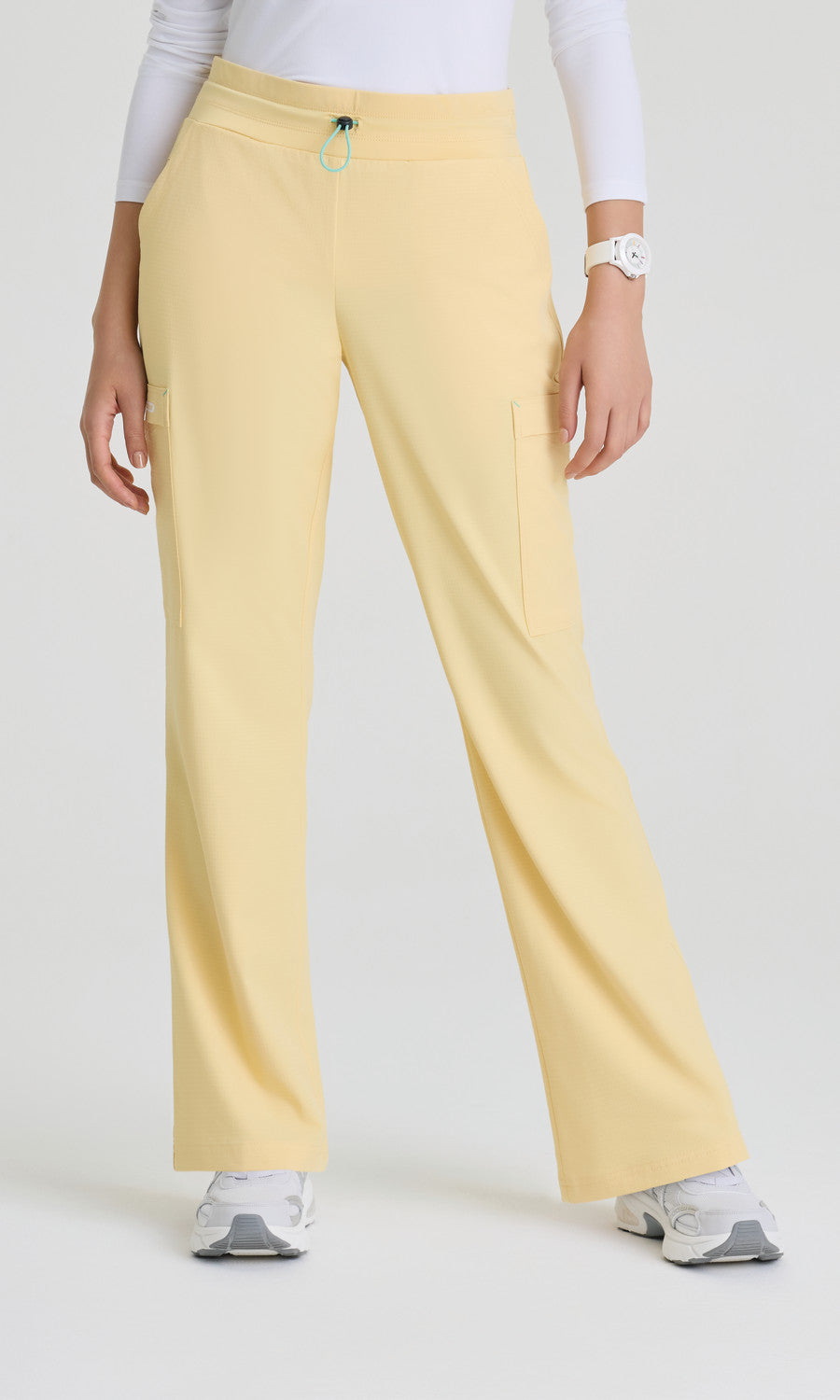 Skechers™ Ripstop SKP712 Women's Explore Pant in Soft Citrine by Barco Model Image Front