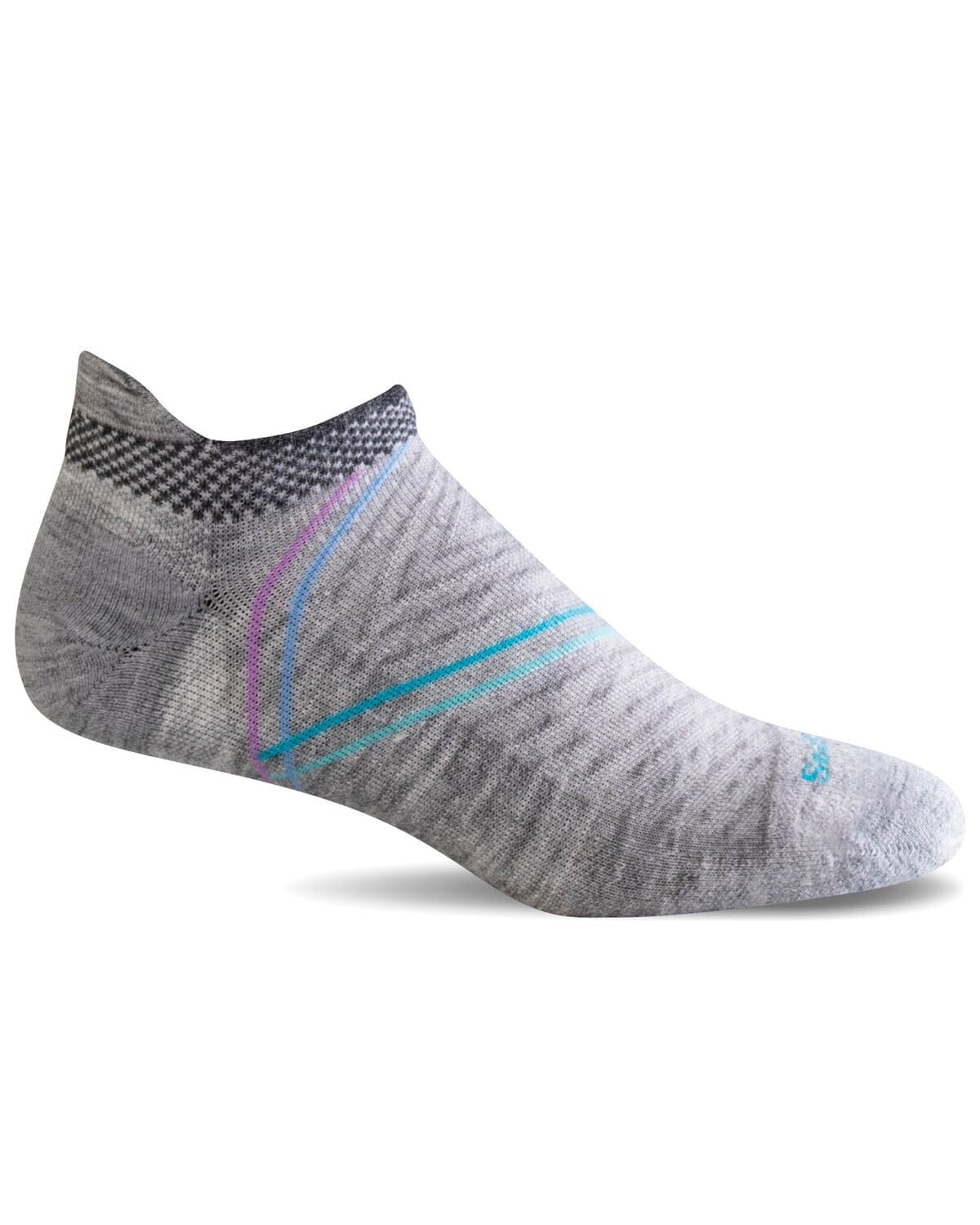 SockWell SW88W Women's Firm Compression Pulse Micro Lt. Grey