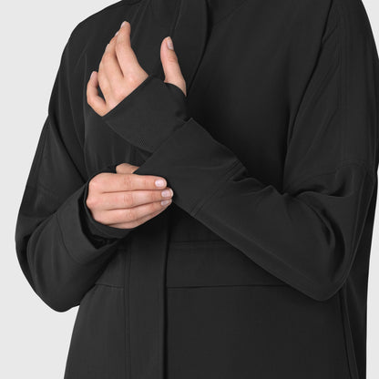 Layers 8132 Germs Happen Packable Scrub Jacket Black Model Image Alternate | Wink