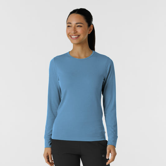 Layers 2189 Women's Essential Layer Long Sleeve Pacific Blue