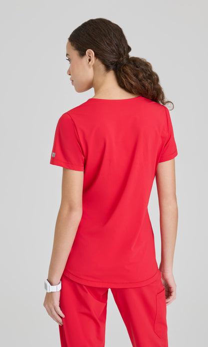 Skechers Slip-ins SKT220 Women's Serene Knit Top in Hero by Barco Model Image Back