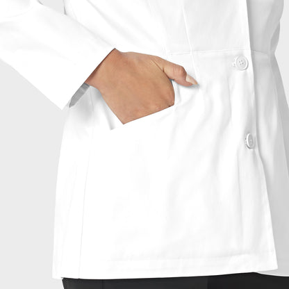 Slate 7272 28 Inch Doctors Coat White Model Image Alternate | Wink