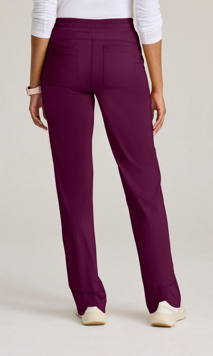 Grey's Anatomy Knits GRSP685 Momentum Knit Scrub Pants Wine