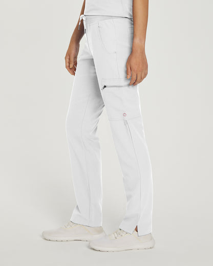 V-Tess 337 Women's Cargo Scrub Pants White Image