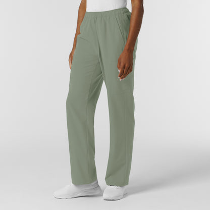 NURTUR 5180 Women's Straight Leg Cargo Scrub Pants Sage