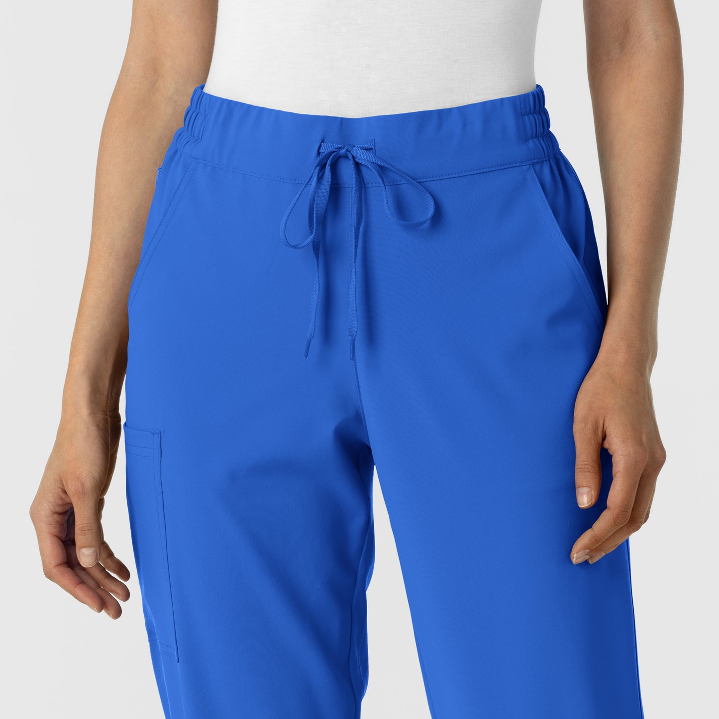 RENEW 5934 Jogger Scrub Pants Royal Model Image Left Side | Wink