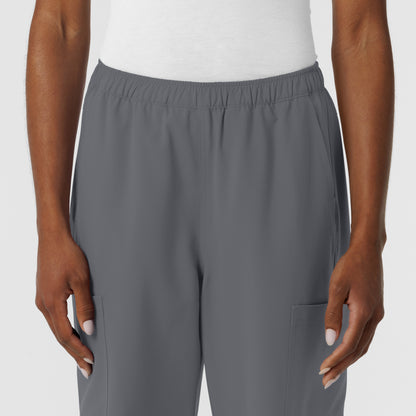 NURTUR 5180 Women's Straight Leg Cargo Scrub Pants Pewter