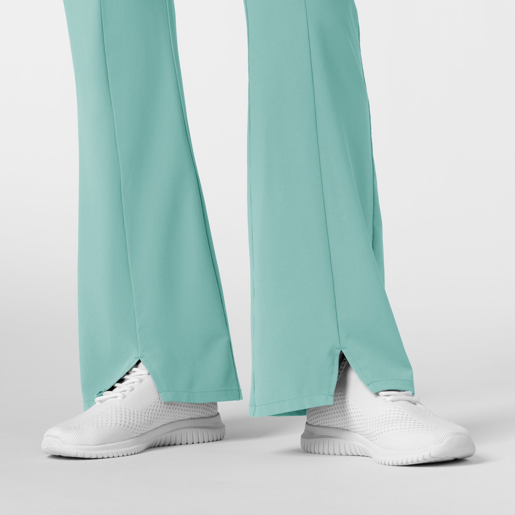 RENEW 5534 Cargo Flare Scrub Pants Turquoise Model Image Alternate | Wink