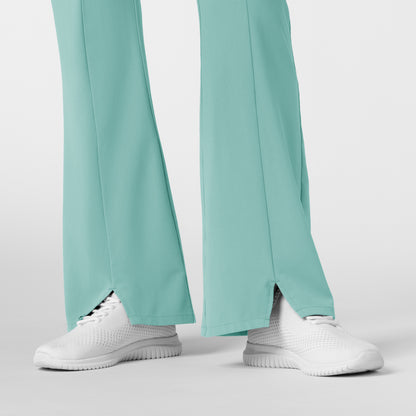 RENEW 5534 Cargo Flare Scrub Pants Turquoise Model Image Alternate | Wink