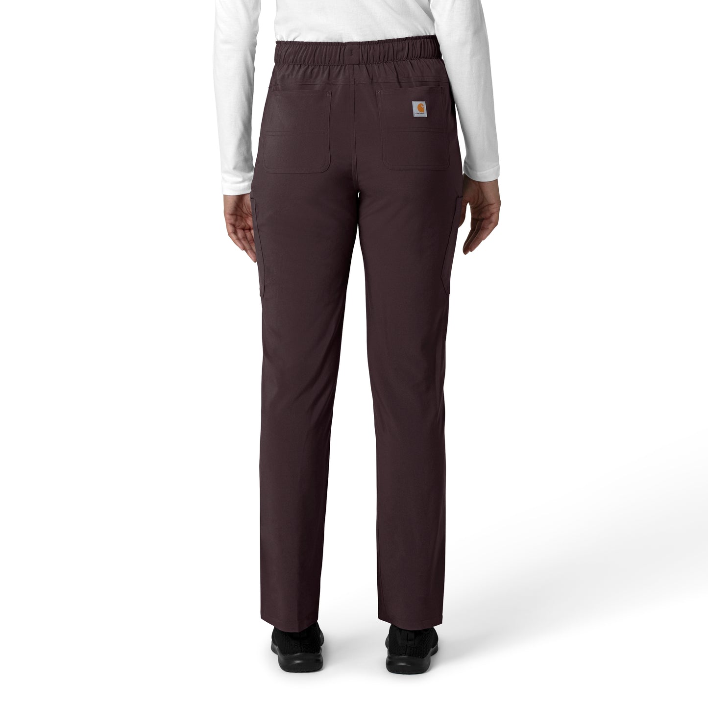 Force Cross-Flex C53210 Women's Straight Leg Cargo Scrub Pants Dark Sepia