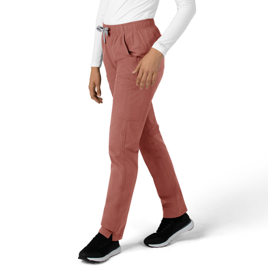 Force Essentials C51213 Straight Leg Scrub Pants Wildrose Model Image Right Side | Carhartt